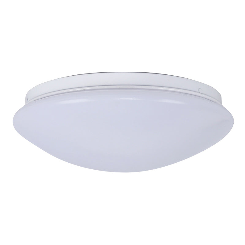 Dome Flush Mount Ceiling Light - Simplicity Acrylic Led Lighting White