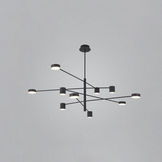 Gatria - Contemporary Sputnik Chandelier: Metal Pendant Light