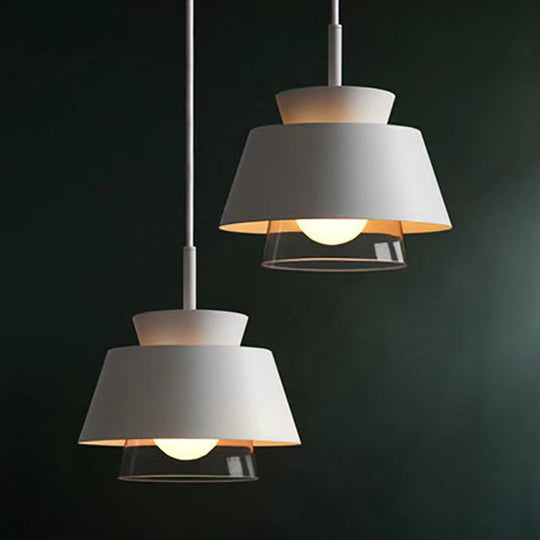 Upside Down Trifle Pendant Light With Metal Macarons Perfect Dining Room Table Lighting