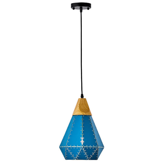 Diamond Drop Pendant Light for Modern Dining Rooms - Elegant 1-Light Ceiling Fixture