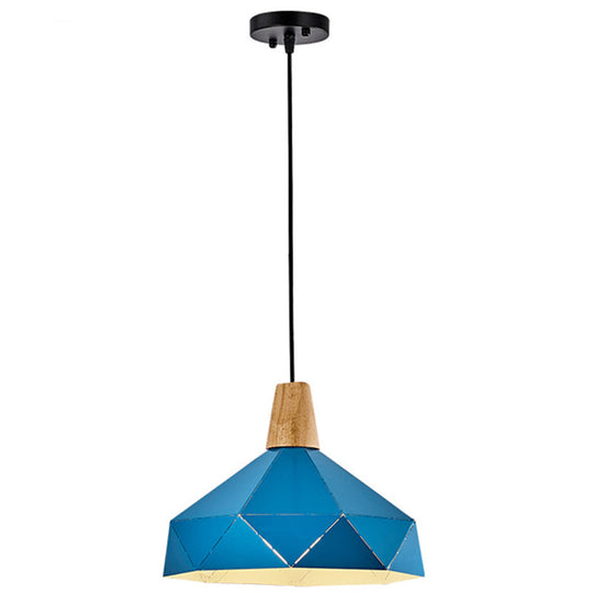 Diamond Drop Pendant Light for Modern Dining Rooms - Elegant 1-Light Ceiling Fixture