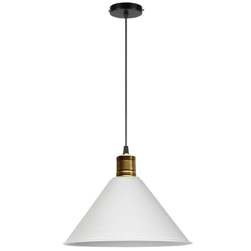 Nordic Style Metal Hanging Pendant Lamp With Modern Design - Ideal For Restaurant Ceilings White /