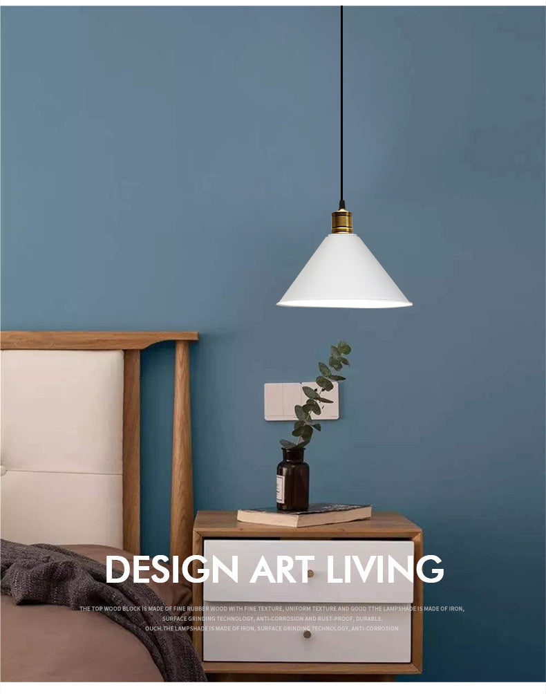 Nordic Style Metal Hanging Pendant Lamp With Modern Design - Ideal For Restaurant Ceilings