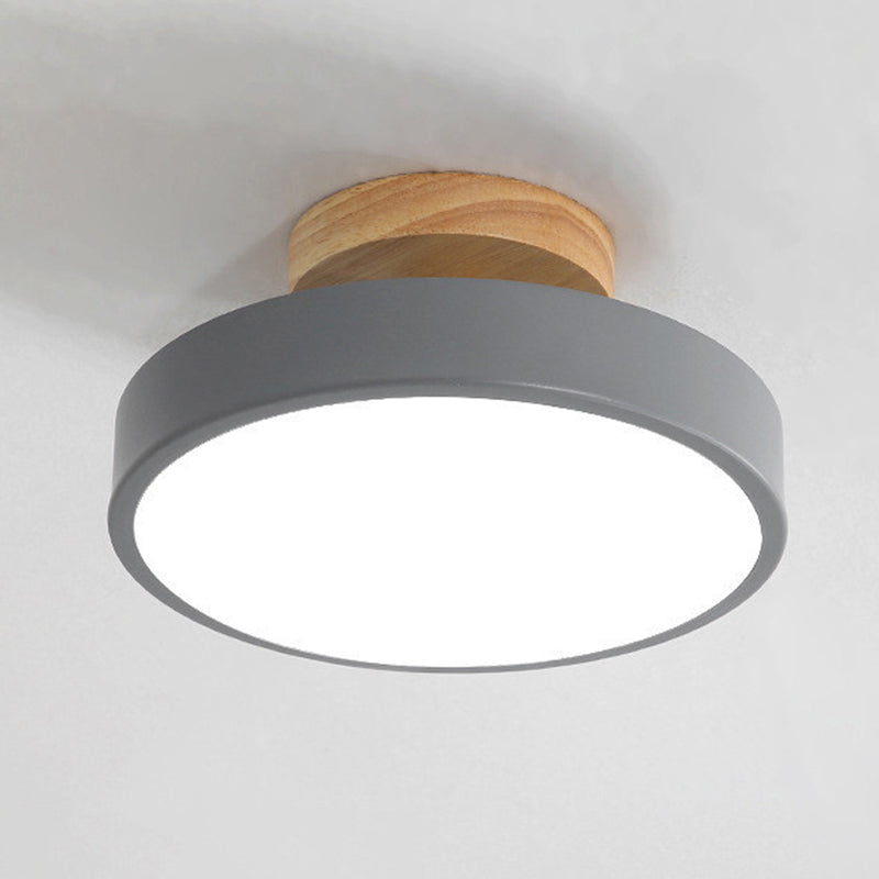 Minimalist Round Flush Mount Ceiling Light - Acrylic Chandelier for Bedroom