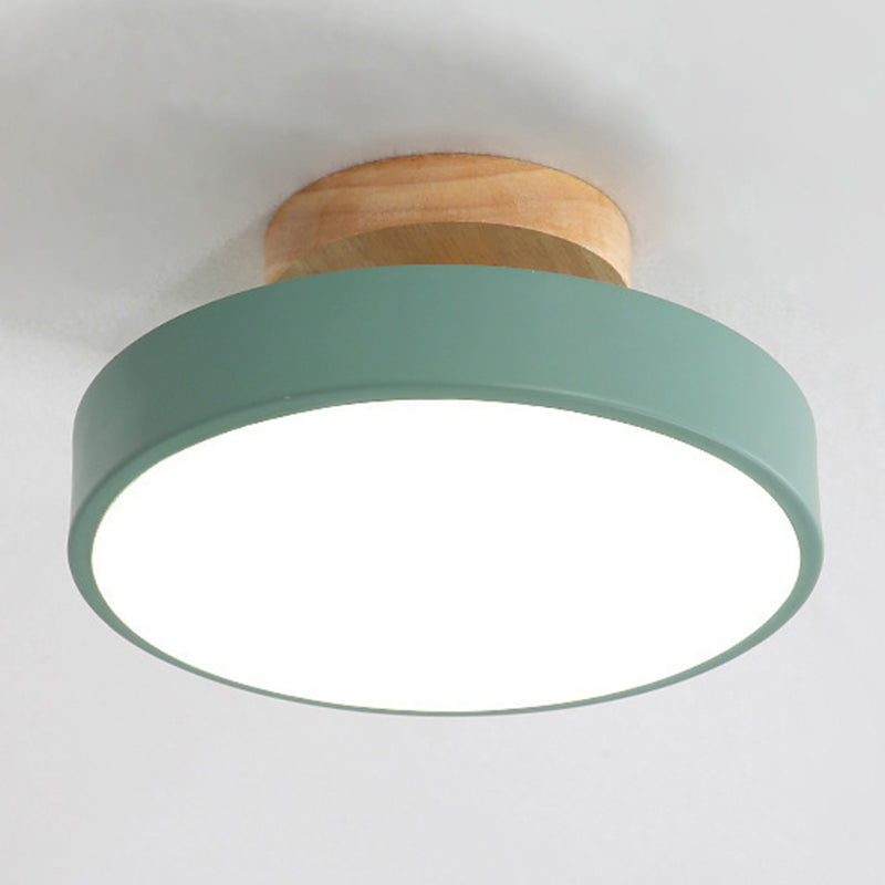 Minimalist Round Flush Mount Ceiling Light - Acrylic Chandelier for Bedroom