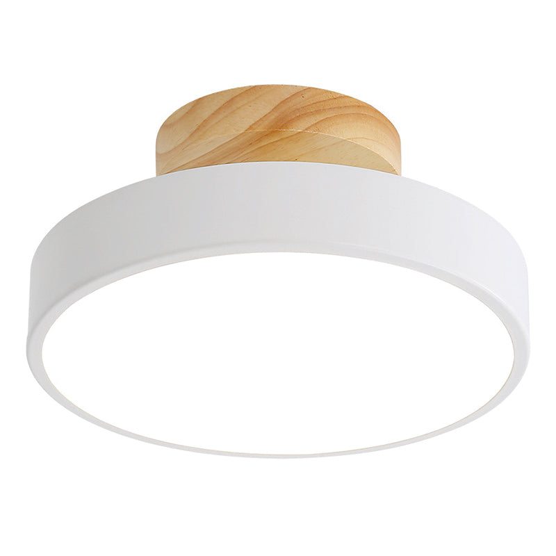 Minimalist Round Flush Mount Ceiling Light - Acrylic Chandelier for Bedroom