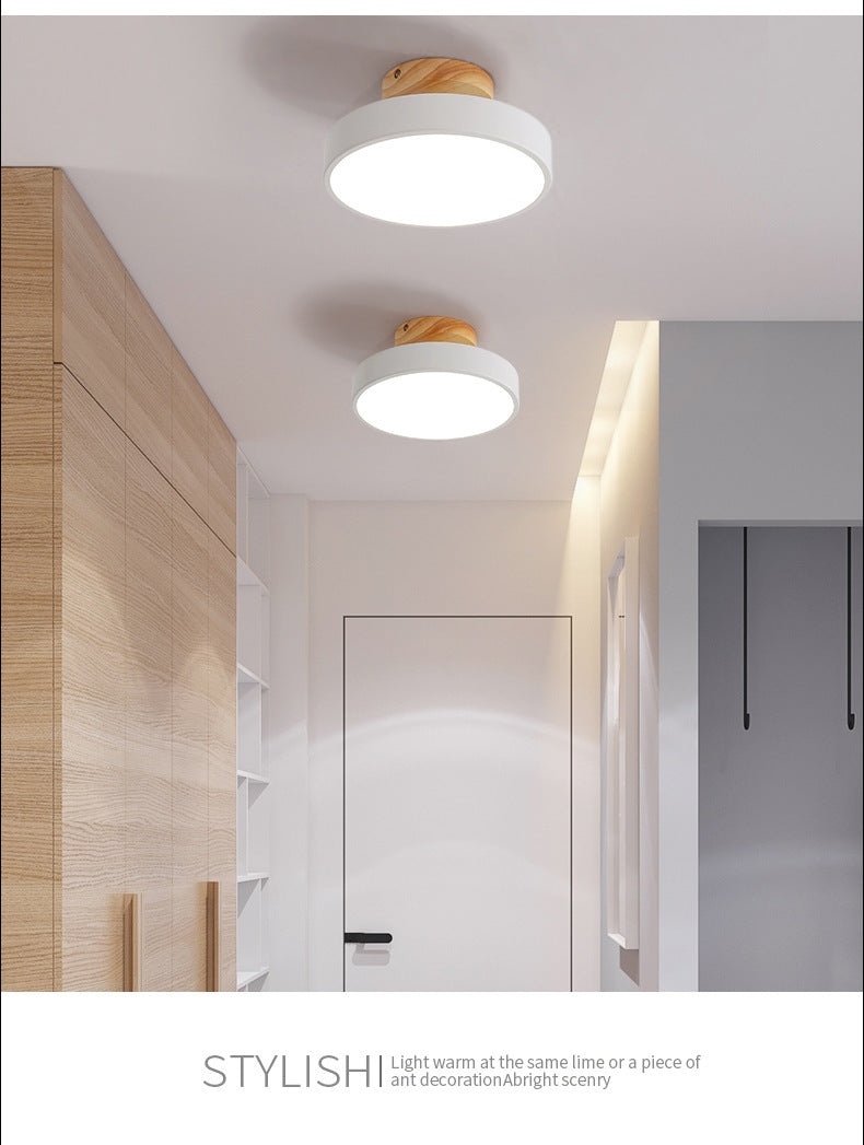 Minimalist Round Flush Mount Ceiling Light - Acrylic Chandelier for Bedroom