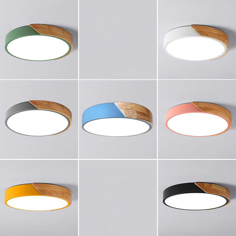 Modern Round Flush Mount Ceiling Light Fixtures For Bedrooms