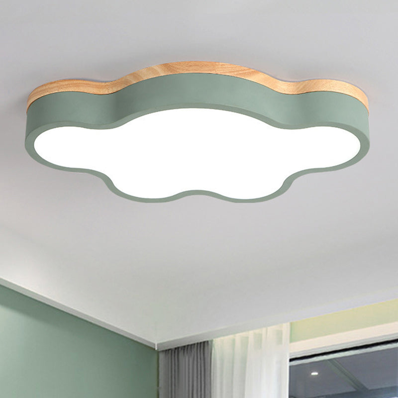 Modern Cloud Flush Mount Acrylic Ceiling Light for Bedroom