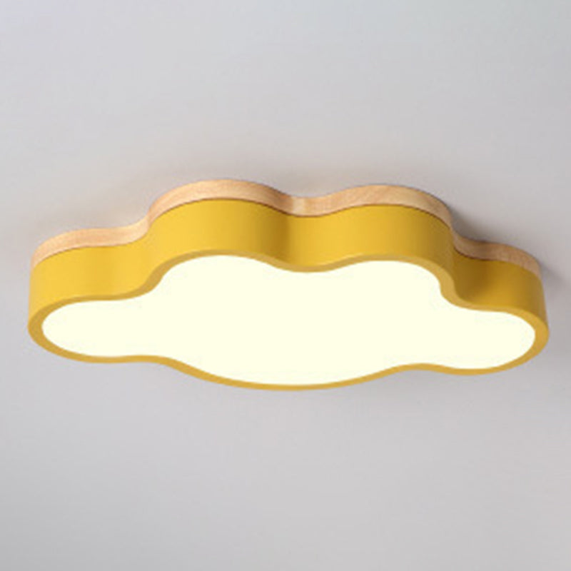 Modern Cloud Flush Mount Acrylic Ceiling Light for Bedroom