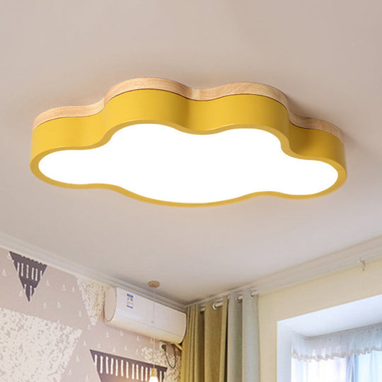 Modern Cloud Flush Mount Acrylic Ceiling Light for Bedroom