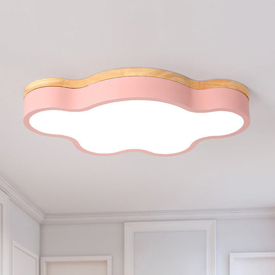 Modern Cloud Flush Mount Acrylic Ceiling Light for Bedroom