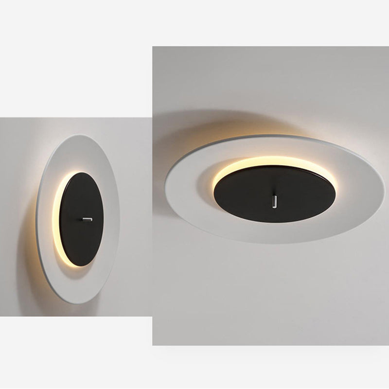 Nordic Acrylic Circle Flush Light: Stylish Ceiling Fixture For Bedrooms