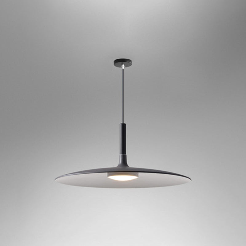 Minimalist Metal Led Pendant Lamp - Flying Saucer Style For Restaurants Coffee / 10