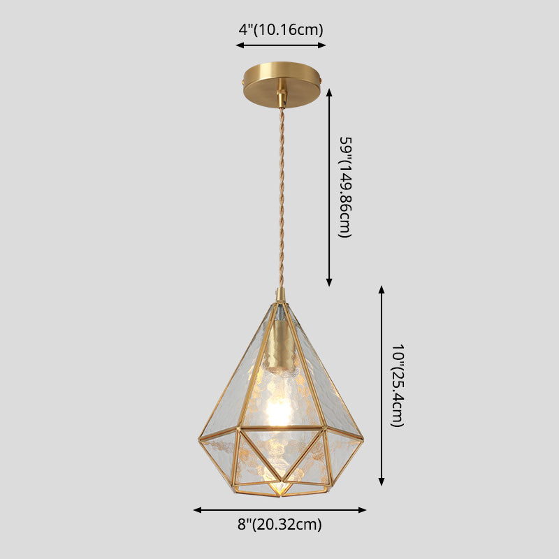 Corinne - Tiffany Suspended Lighting Fixture Tiffany Style Shaded Glass Hanging Pendant with Brass Canopy