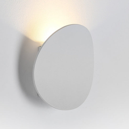 7W Led Round Wall Sconce - Modern Style Bedroom Lighting