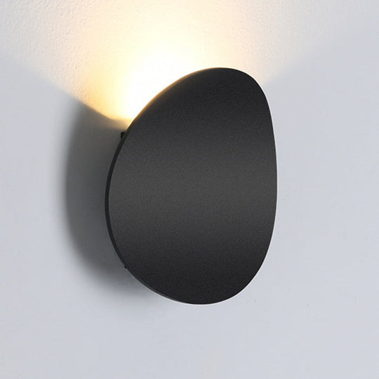 7W Led Round Wall Sconce - Modern Style Bedroom Lighting