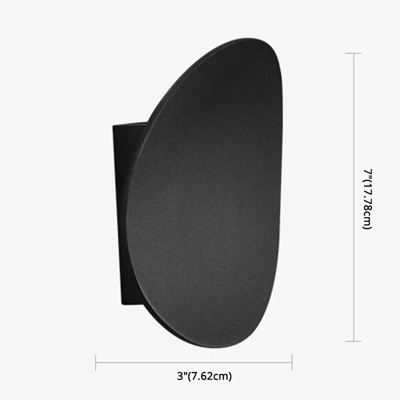 7W Led Round Wall Sconce - Modern Style Bedroom Lighting