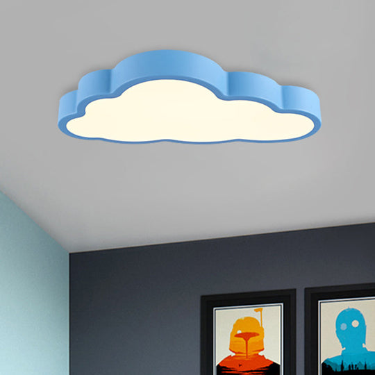 Modern Cloud Acrylic Led Flush Ceiling Light For Bedroom