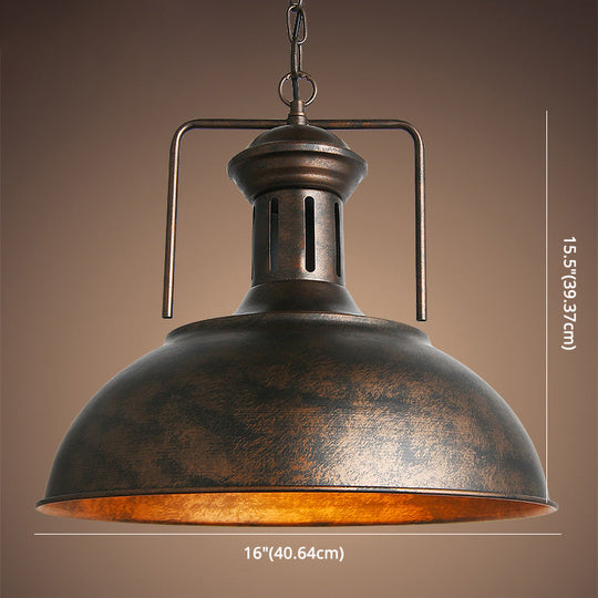 Industrial Swivel Joint Pendant Lighting Fixture: Metal Ceiling Light- Hang In Style!