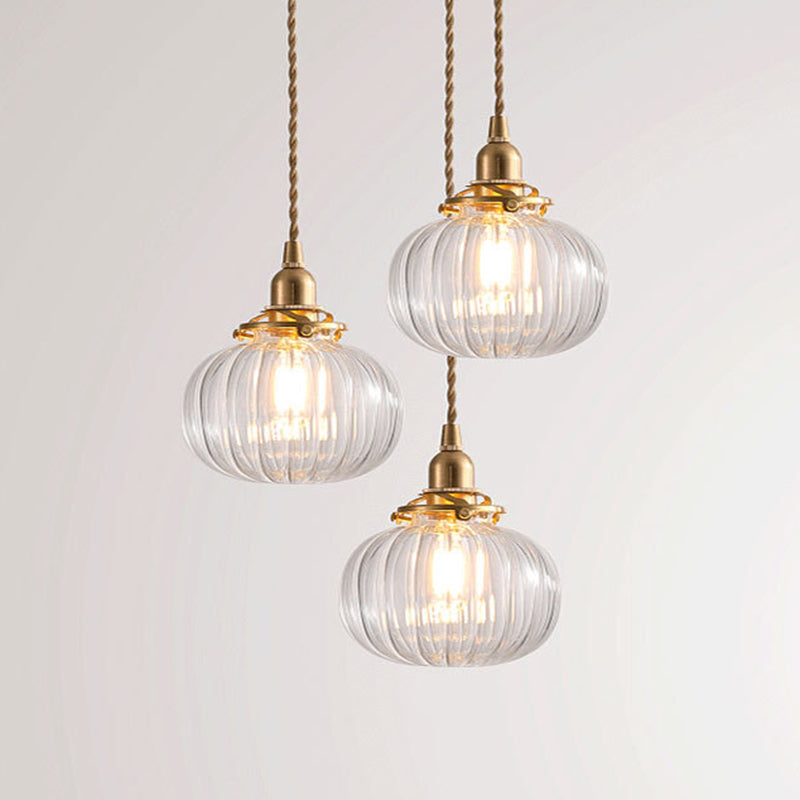 Contemporary Gold Hanging Pendant Light Fixture For Round Dining Rooms