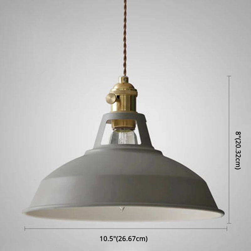 Contemporary Metal Barn Pendant Light Fixture For Restaurants