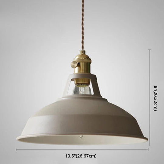 Contemporary Metal Barn Pendant Light Fixture For Restaurants