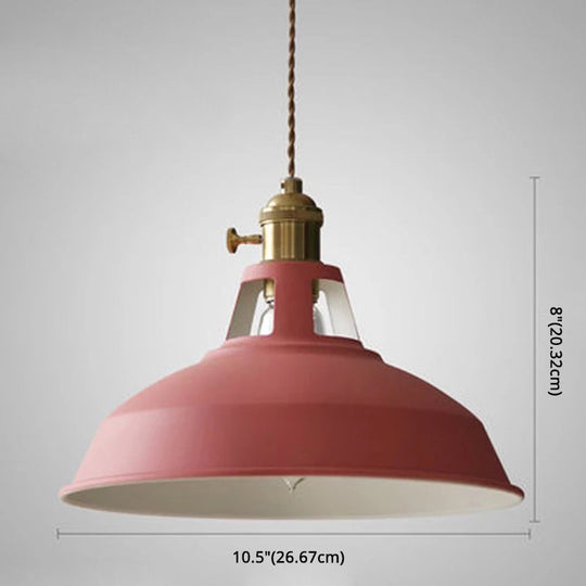 Contemporary Metal Barn Pendant Light Fixture For Restaurants