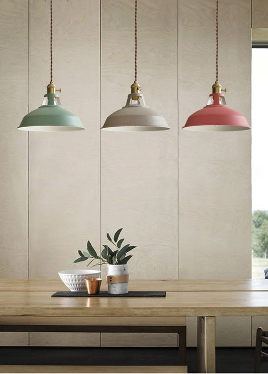 Contemporary Metal Barn Pendant Light Fixture For Restaurants