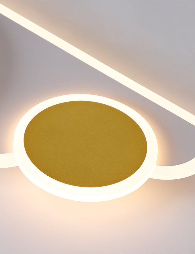 Simplicity Led Flush Ceiling Light For Bedroom And Living Room - Cloud Circle Design