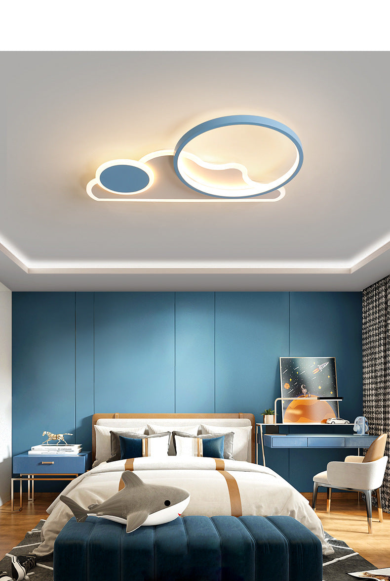 Simplicity Led Flush Ceiling Light For Bedroom And Living Room - Cloud Circle Design