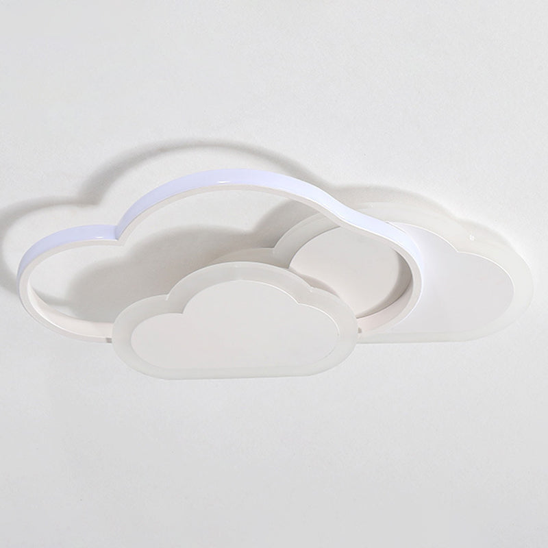 Minimalist Led Cloud Ceiling Light Fixture - Acrylic Mount