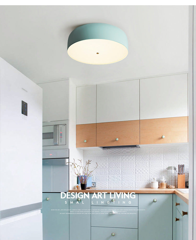 Nordic Style Metal Flush-Mount Ceiling Light