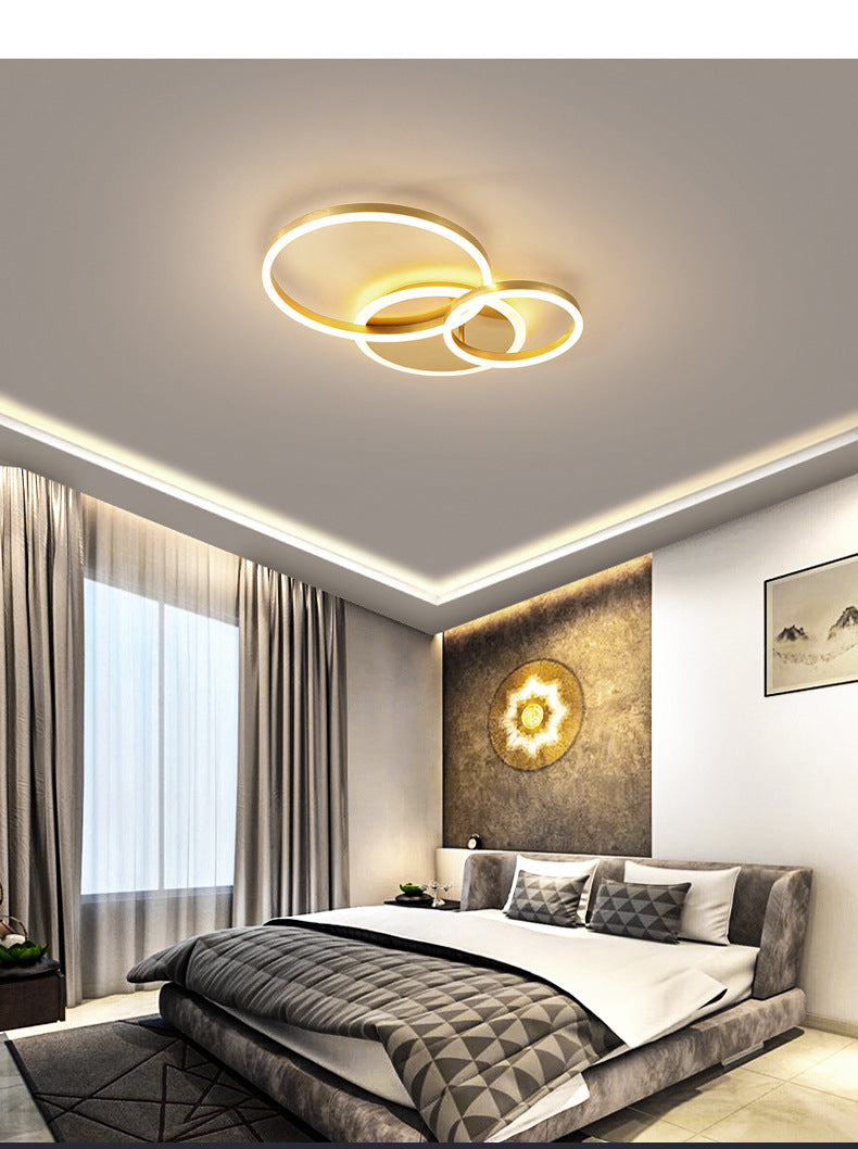 Contemporary Circle Flush Mount Ceiling Light For Living Room