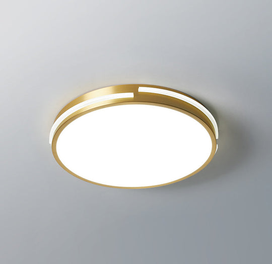 Contemporary Round Flush Mount Ceiling Light Fixture - Acrylic Ideal For Living Room