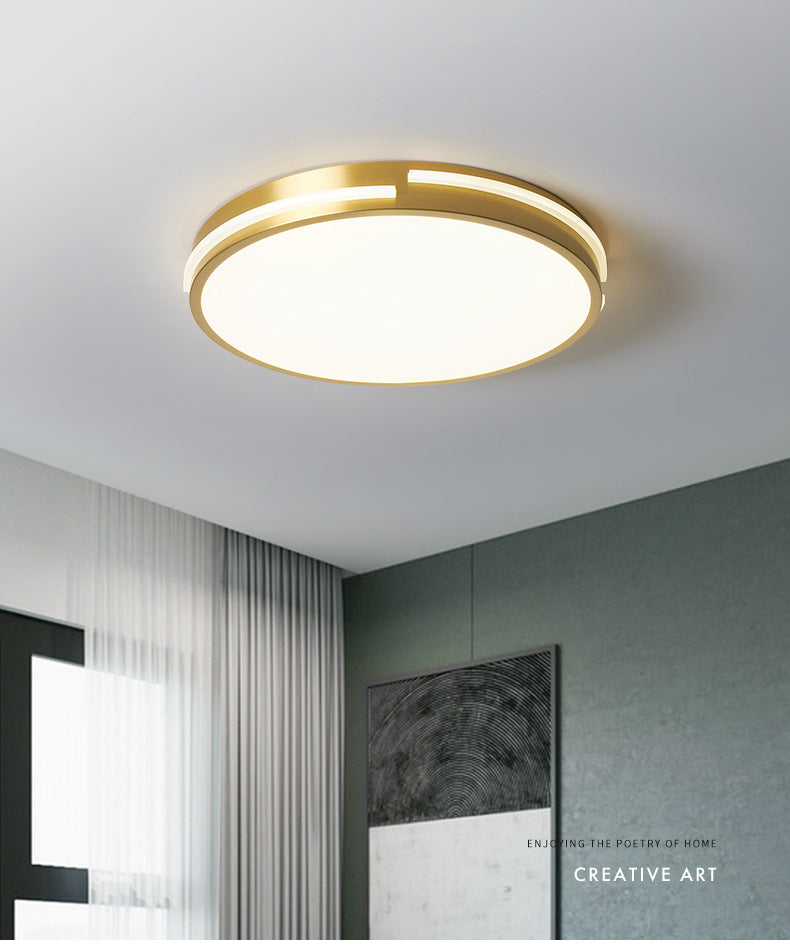 Contemporary Round Flush Mount Ceiling Light Fixture - Acrylic Ideal For Living Room