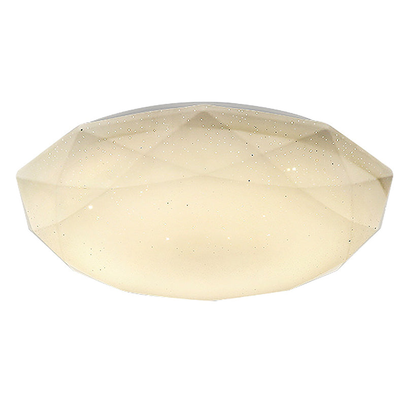 Contemporary Geometric Flush Mount Acrylic Ceiling Light For Bedroom