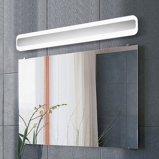 Waterproof Led Wall Mount Light Fixture - Nordic Acrylic Vanity Sconce For Bathrooms