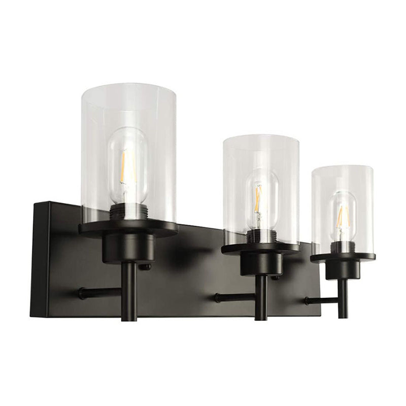 Bathroom Vanity Wall Light Fixture - American Style Metal Industrial Mirror Lights 3 / Black