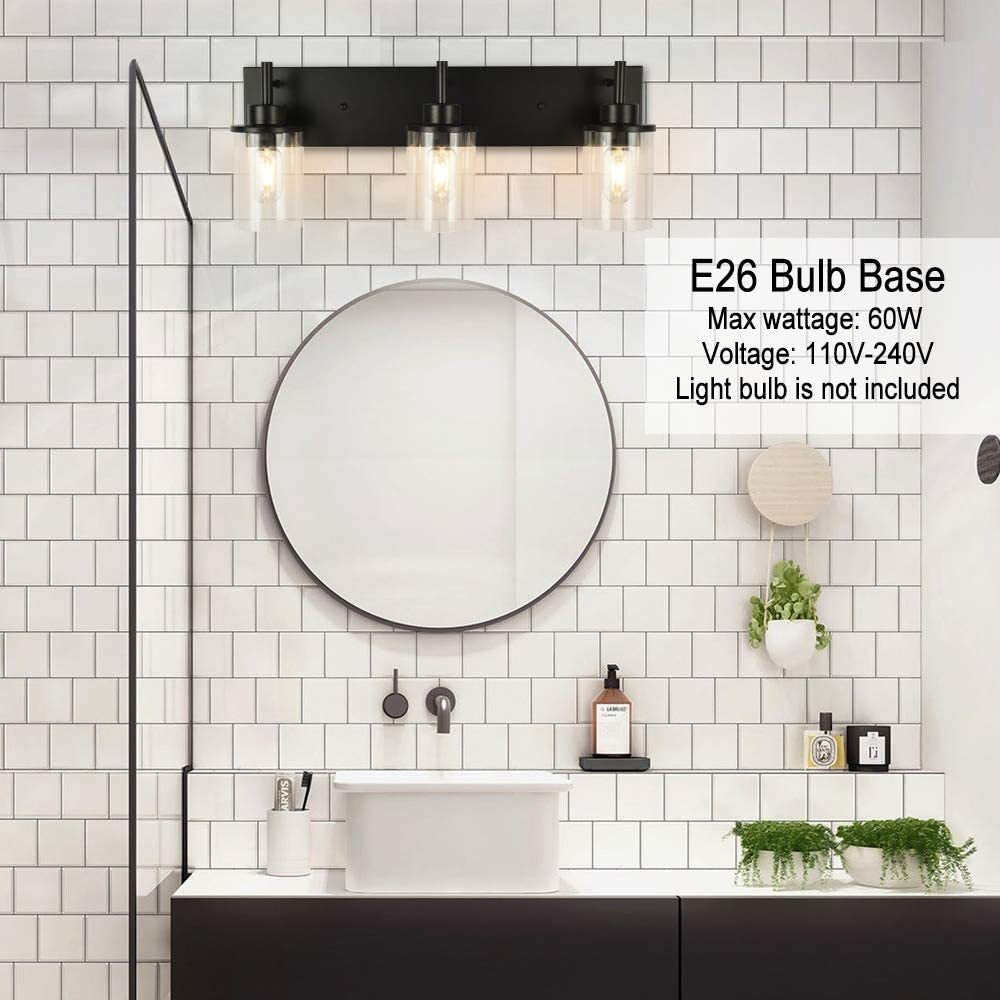 Bathroom Vanity Wall Light Fixture - American Style Metal Industrial Mirror Lights