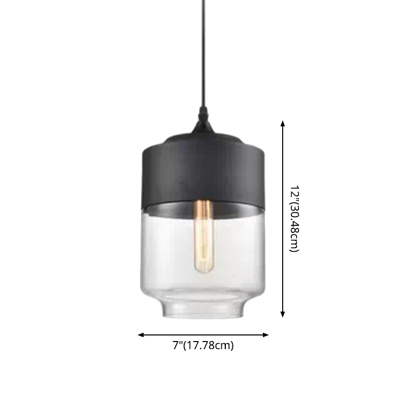 Emma - Retro Industrial Style Glass Pendant Ceiling Lights for Restaurant