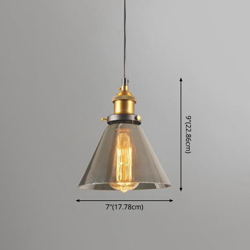 Nordic Industrial Mirrored Glass Pendant Ceiling Light With 1 Hanging