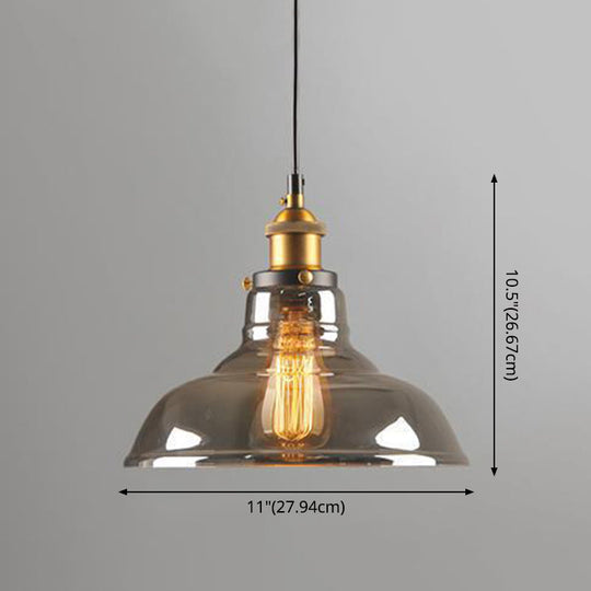 Nordic Industrial Mirrored Glass Pendant Ceiling Light With 1 Hanging