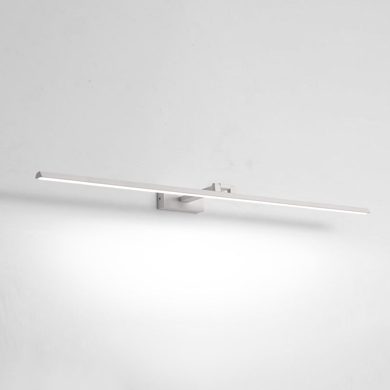 Minimalist Metal Led Vanity Light - Single Fixture Modern Style White / 39