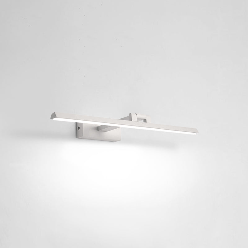 Minimalist Metal Led Vanity Light - Single Fixture Modern Style White / 16