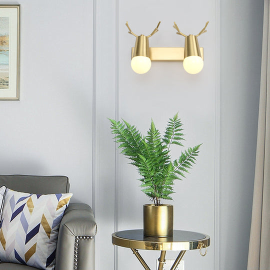 Antler Vanity Wall Light - Creative And Simple Copper Design