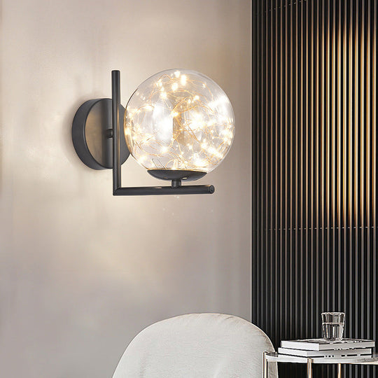 Star Light Wall Sconce: 1-Head Ambient Lighting For Bedroom