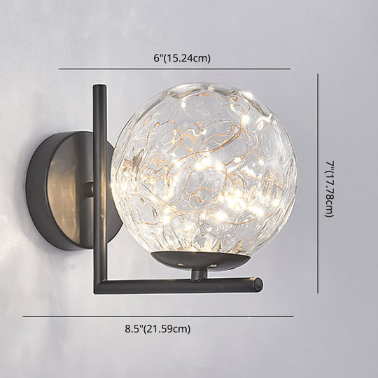 Star Light Wall Sconce: 1-Head Ambient Lighting For Bedroom