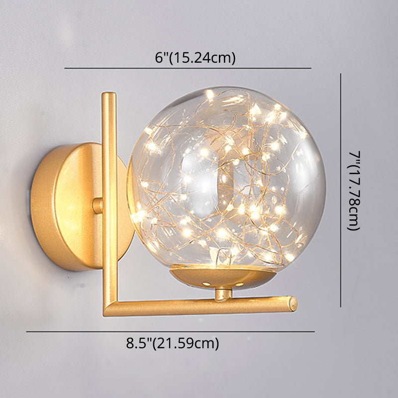 Star Light Wall Sconce: 1-Head Ambient Lighting For Bedroom