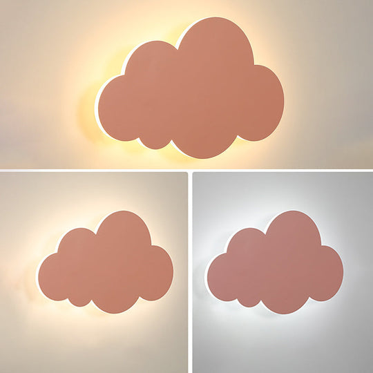 Colorful Cloud Macaroon Wall Light - Bedroom Acrylic Shade Lamp